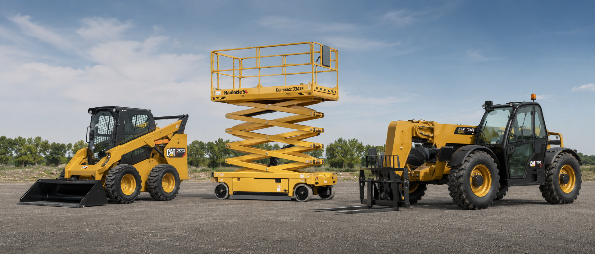 Earthmoving, aerial, and material handling equipment